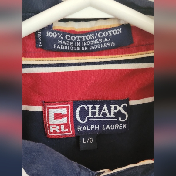 Vintage Chaps by Ralph Lauren Short-Sleeve Button-Up Shirt - Picture 4 of 9